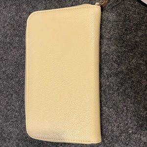 All About the Benjamins - Butter Distressed Pebble thirty one wallet.